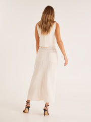 Margot-Split-Front-Linen-Blend-Midi-Skirt