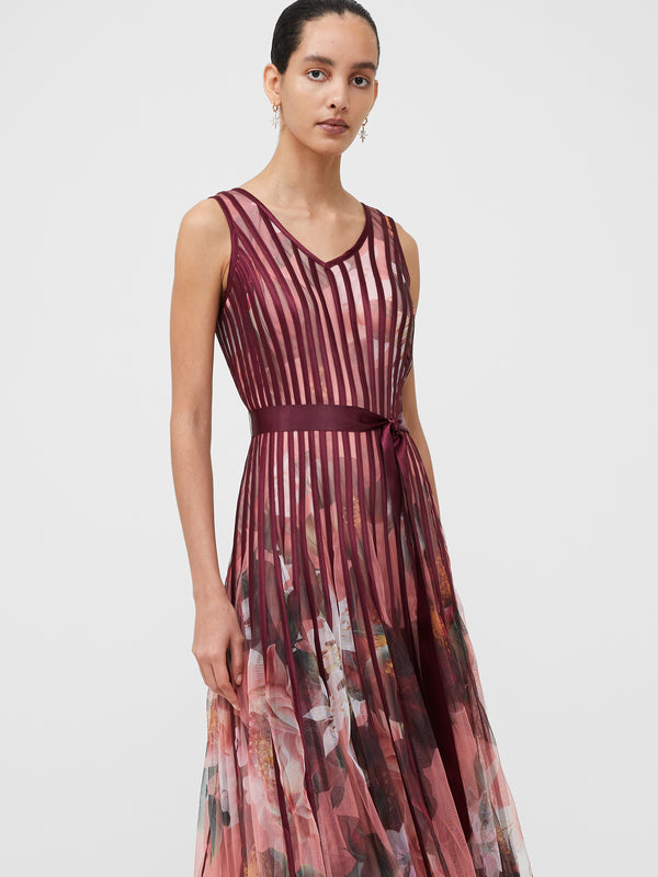 Floral-Satin-Panel-Midaxi-Dress