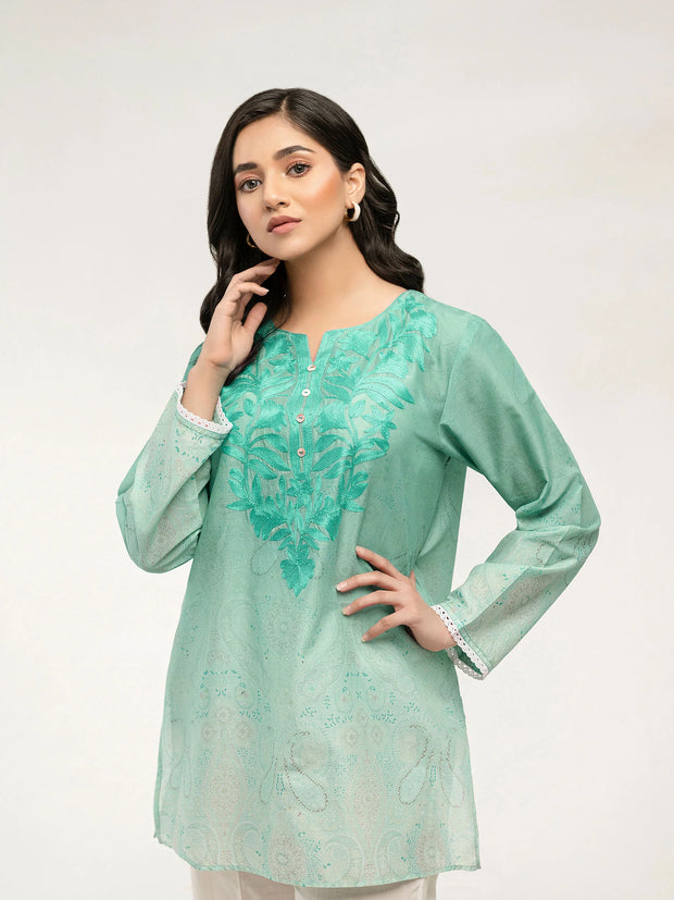 Cambric Embroidered Kurti